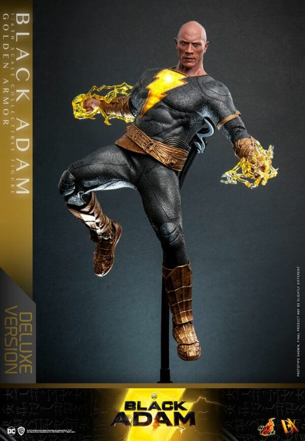 DC COMICS – Figurine DX 1/6 Black Adam (Golden Armor) Deluxe Version 33 cm – Image 10