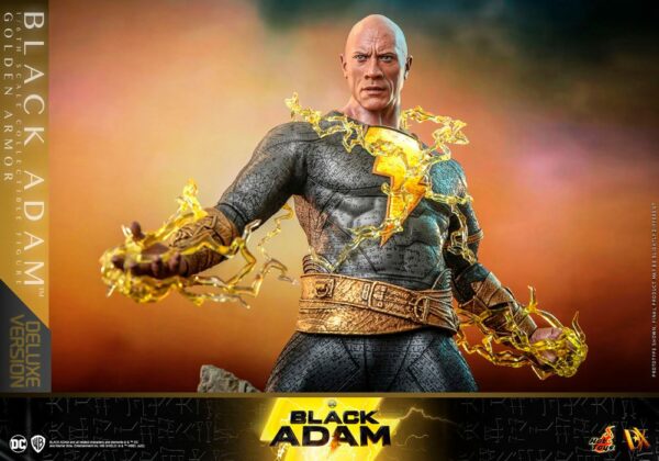 DC COMICS – Figurine DX 1/6 Black Adam (Golden Armor) Deluxe Version 33 cm – Image 12