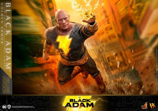 DC COMICS – Figurine DX 1/6 Black Adam (Golden Armor) Deluxe Version 33 cm – Image 13