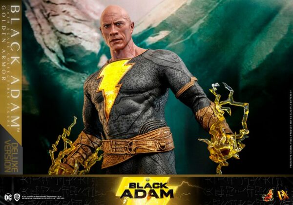DC COMICS – Figurine DX 1/6 Black Adam (Golden Armor) Deluxe Version 33 cm – Image 15