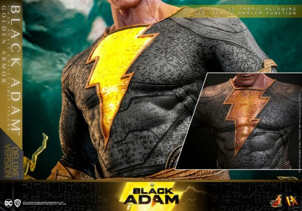 DC COMICS – Figurine DX 1/6 Black Adam (Golden Armor) Deluxe Version 33 cm – Image 17