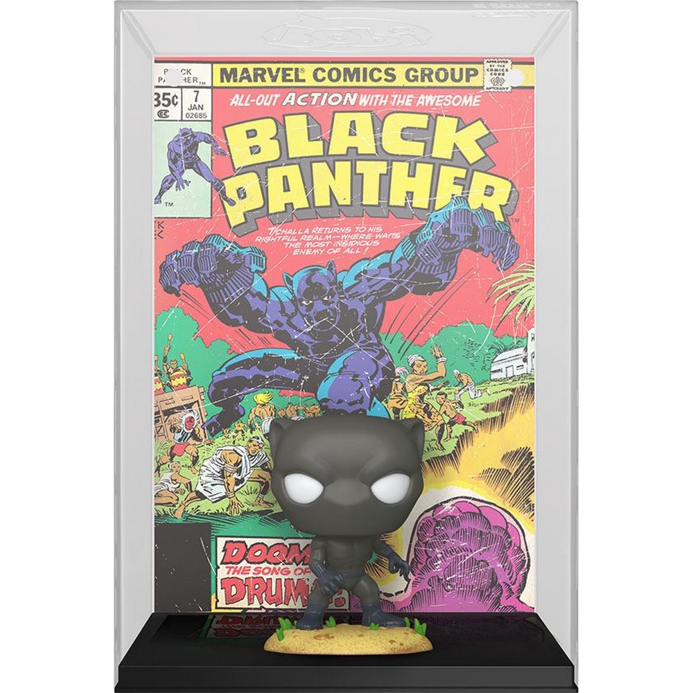 Black Panther Comic Cover - Figurine Marvel Funko POP! n°18