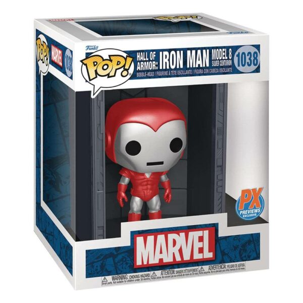 Iron Man Hall of Armor Model 8 (Silver Centurion) - Figurine Marvel Funko POP! Deluxe n°1038 – Image 2