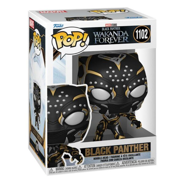 Black Panther Wakanda Forever - Figurine Marvel Funko POP! n°1102 – Image 2