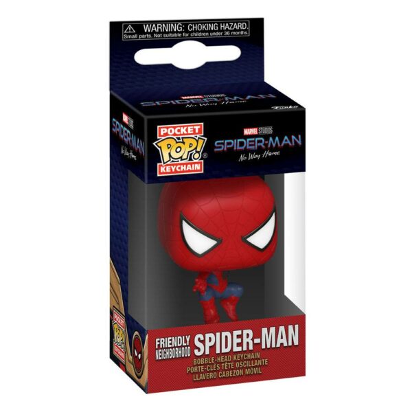 MARVEL - Porte-clés Friendly Neighborhood Spider-Man (No Way Home) Pocket POP! – Image 2