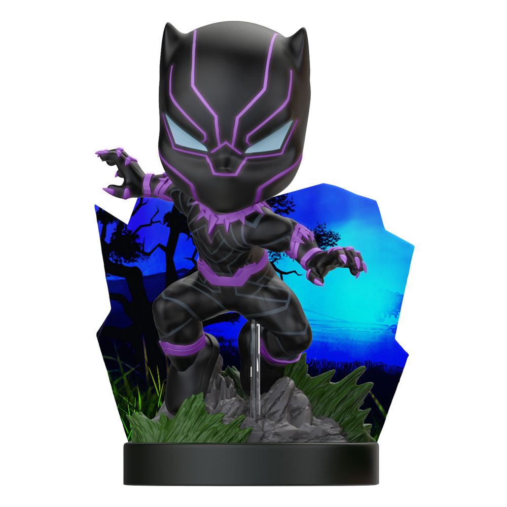 MARVEL - Diorama Superma Black Panther (Kinetic Energy) SDCC Exclusive 10 cm