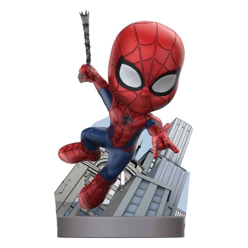MARVEL - Mini Diorama Superama Spider-Man Metallic SDCC Exclusive 10 cm