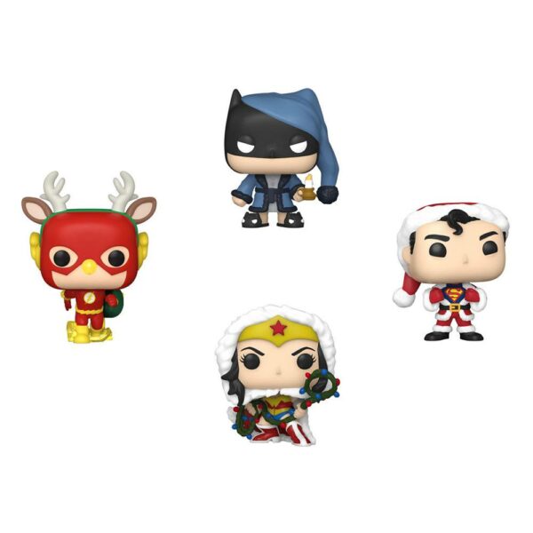 DC Comics Holiday 2022 Tree Holiday Box Pack 4 figurines Pocket POP! 4 cm – Image 2