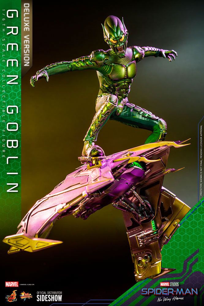 MARVEL - Figurine 1/6 Movie Masterpiece Bouffon Vert Deluxe Version (Spider-Man : No Way Home) 30 cm