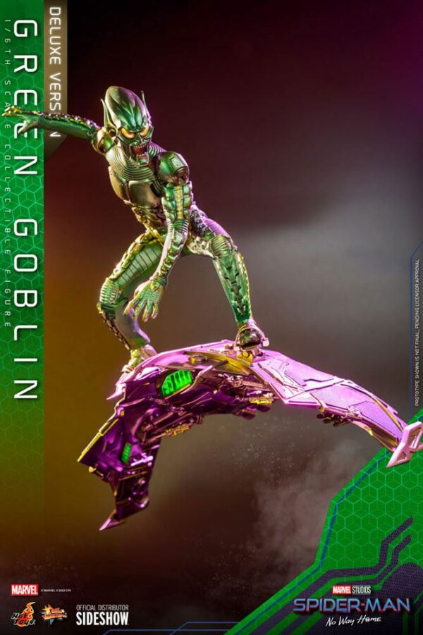 MARVEL - Figurine 1/6 Movie Masterpiece Bouffon Vert Deluxe Version (Spider-Man : No Way Home) 30 cm – Image 3