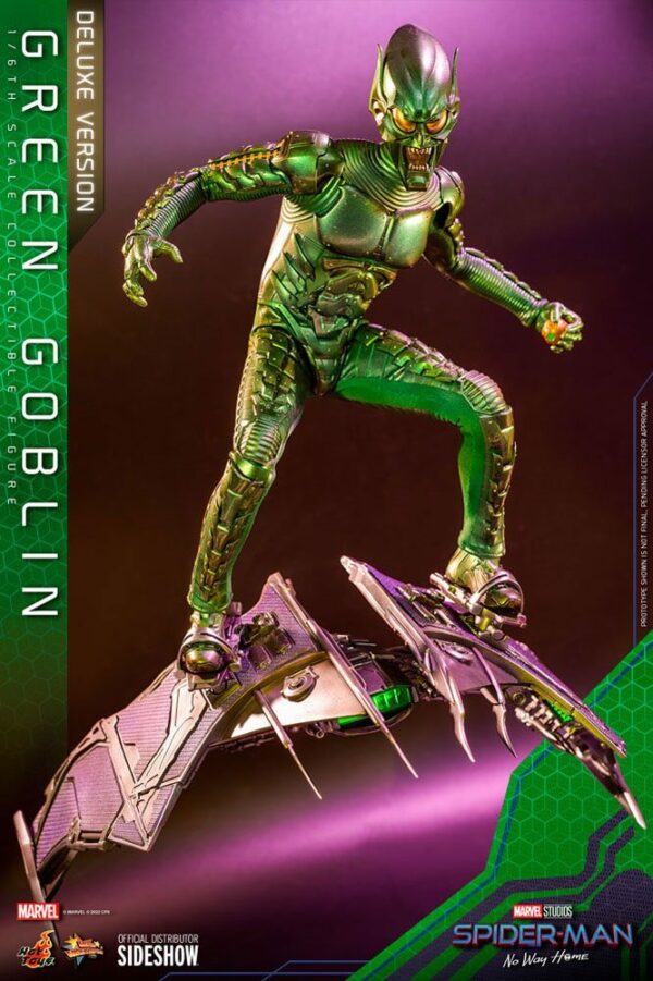 MARVEL - Figurine 1/6 Movie Masterpiece Bouffon Vert Deluxe Version (Spider-Man : No Way Home) 30 cm – Image 4