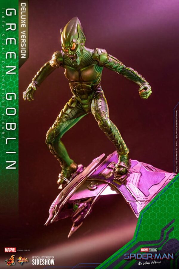 MARVEL - Figurine 1/6 Movie Masterpiece Bouffon Vert Deluxe Version (Spider-Man : No Way Home) 30 cm – Image 7
