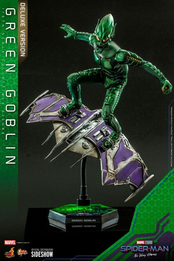 MARVEL - Figurine 1/6 Movie Masterpiece Bouffon Vert Deluxe Version (Spider-Man : No Way Home) 30 cm – Image 10