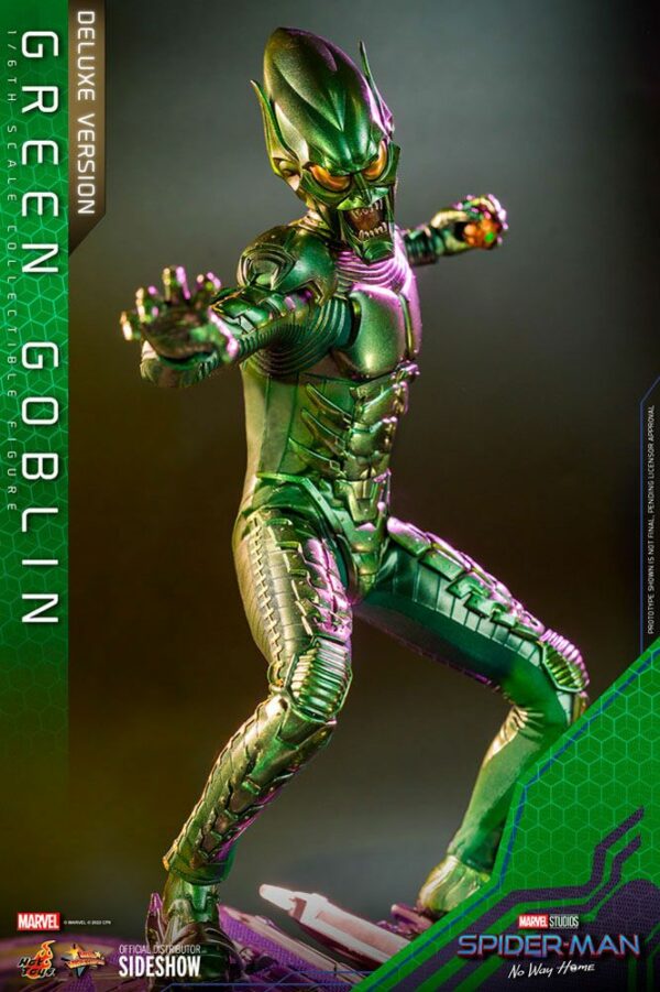 MARVEL - Figurine 1/6 Movie Masterpiece Bouffon Vert Deluxe Version (Spider-Man : No Way Home) 30 cm – Image 12