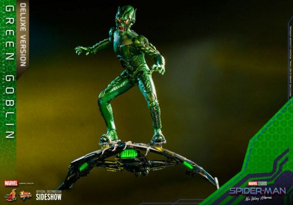 MARVEL - Figurine 1/6 Movie Masterpiece Bouffon Vert Deluxe Version (Spider-Man : No Way Home) 30 cm – Image 14