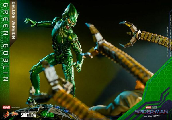 MARVEL - Figurine 1/6 Movie Masterpiece Bouffon Vert Deluxe Version (Spider-Man : No Way Home) 30 cm – Image 15