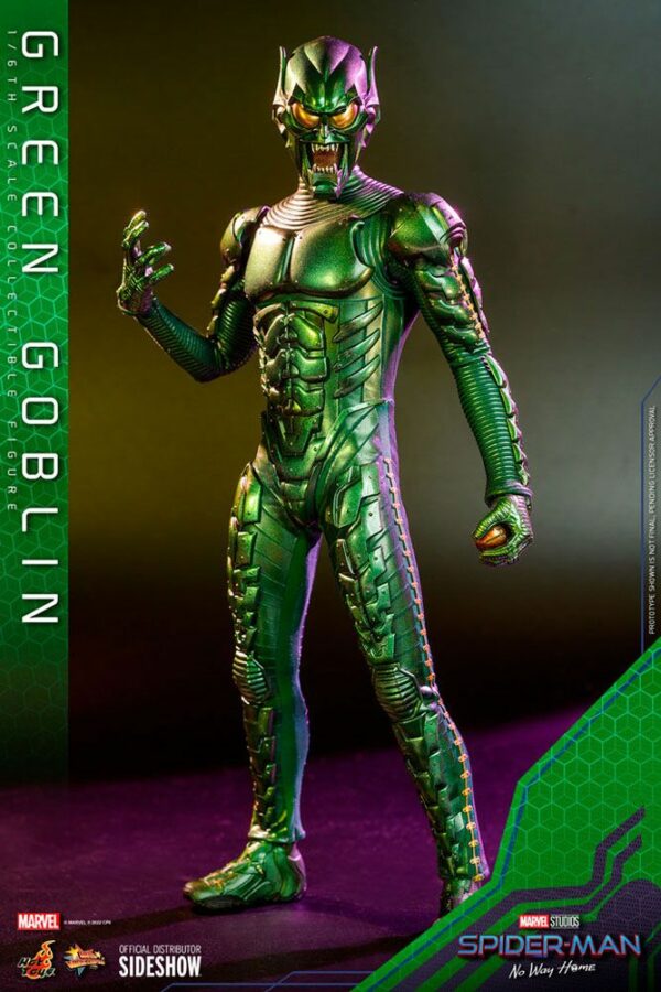 MARVEL - Figurine 1/6 Movie Masterpiece Bouffon Vert (Spider-Man : No Way Home) 30 cm – Image 3