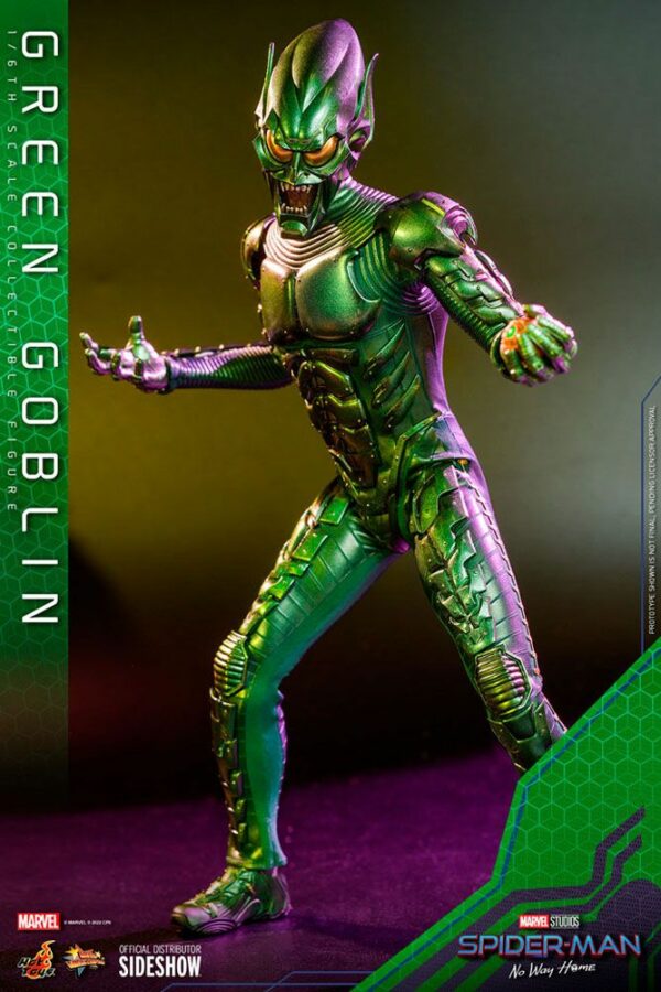 MARVEL - Figurine 1/6 Movie Masterpiece Bouffon Vert (Spider-Man : No Way Home) 30 cm – Image 4