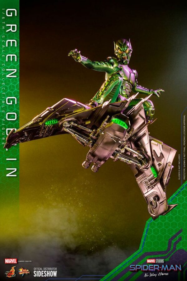 MARVEL - Figurine 1/6 Movie Masterpiece Bouffon Vert (Spider-Man : No Way Home) 30 cm – Image 5