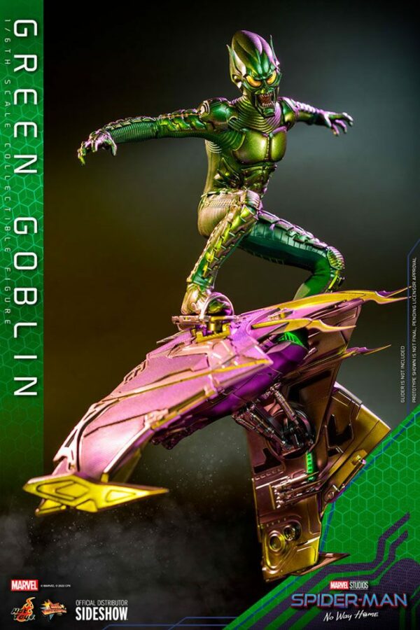 MARVEL - Figurine 1/6 Movie Masterpiece Bouffon Vert (Spider-Man : No Way Home) 30 cm – Image 6