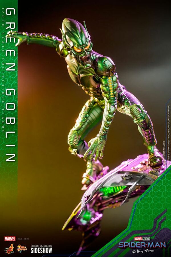 MARVEL - Figurine 1/6 Movie Masterpiece Bouffon Vert (Spider-Man : No Way Home) 30 cm – Image 7