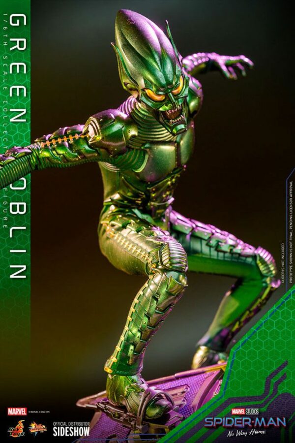MARVEL - Figurine 1/6 Movie Masterpiece Bouffon Vert (Spider-Man : No Way Home) 30 cm – Image 8