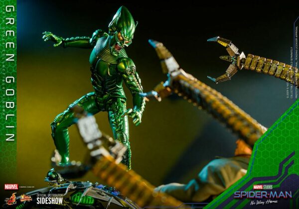 MARVEL - Figurine 1/6 Movie Masterpiece Bouffon Vert (Spider-Man : No Way Home) 30 cm – Image 10