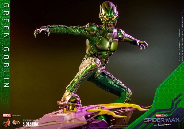 MARVEL - Figurine 1/6 Movie Masterpiece Bouffon Vert (Spider-Man : No Way Home) 30 cm – Image 11