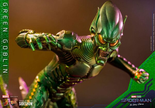MARVEL - Figurine 1/6 Movie Masterpiece Bouffon Vert (Spider-Man : No Way Home) 30 cm – Image 12
