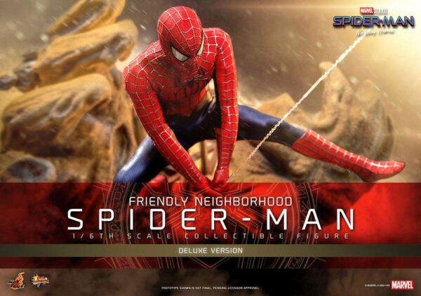 MARVEL – Figurine 1/6 Movie Masterpiece Friendly Neighborhood Spider-Man Deluxe Version (Spider-Man : No Way Home) 30 cm – Image 2