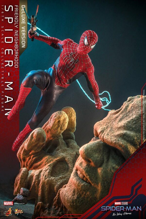 MARVEL – Figurine 1/6 Movie Masterpiece Friendly Neighborhood Spider-Man Deluxe Version (Spider-Man : No Way Home) 30 cm – Image 4