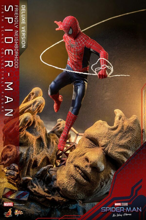 MARVEL – Figurine 1/6 Movie Masterpiece Friendly Neighborhood Spider-Man Deluxe Version (Spider-Man : No Way Home) 30 cm – Image 5