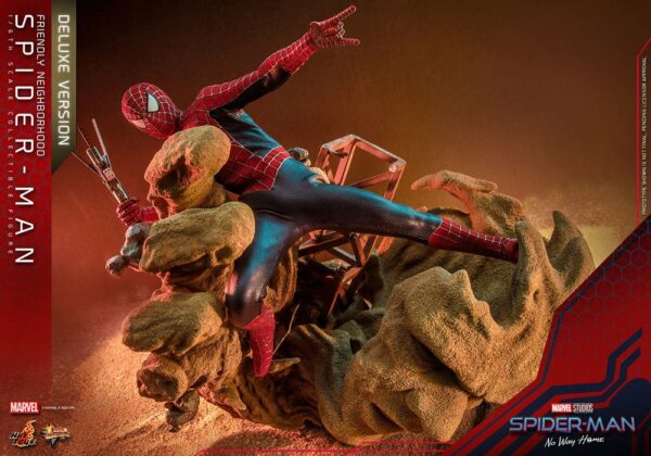 MARVEL – Figurine 1/6 Movie Masterpiece Friendly Neighborhood Spider-Man Deluxe Version (Spider-Man : No Way Home) 30 cm – Image 11