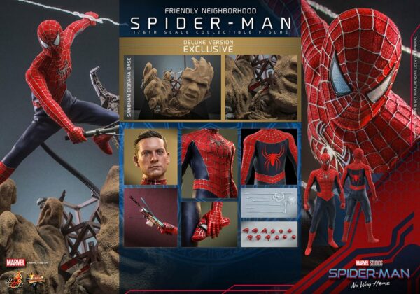 MARVEL – Figurine 1/6 Movie Masterpiece Friendly Neighborhood Spider-Man Deluxe Version (Spider-Man : No Way Home) 30 cm – Image 14