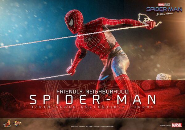 MARVEL - Figurine 1/6 Movie Masterpiece Friendly Neighborhood Spider-Man (Spider-Man : No Way Home) 30 cm – Image 2