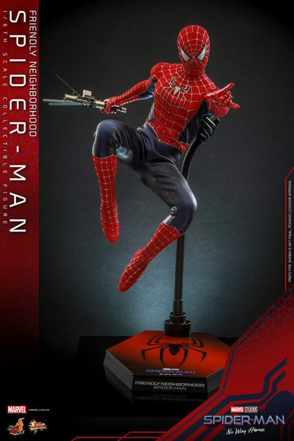 MARVEL - Figurine 1/6 Movie Masterpiece Friendly Neighborhood Spider-Man (Spider-Man : No Way Home) 30 cm – Image 3
