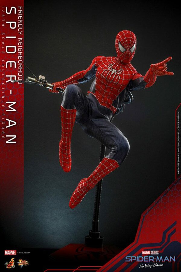 MARVEL - Figurine 1/6 Movie Masterpiece Friendly Neighborhood Spider-Man (Spider-Man : No Way Home) 30 cm – Image 4