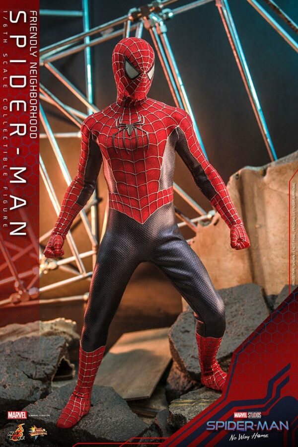 MARVEL - Figurine 1/6 Movie Masterpiece Friendly Neighborhood Spider-Man (Spider-Man : No Way Home) 30 cm – Image 9