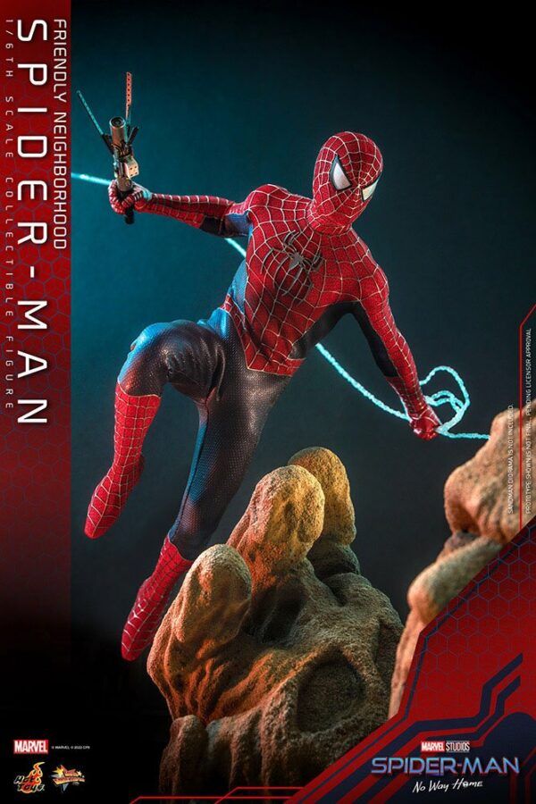 MARVEL - Figurine 1/6 Movie Masterpiece Friendly Neighborhood Spider-Man (Spider-Man : No Way Home) 30 cm – Image 12