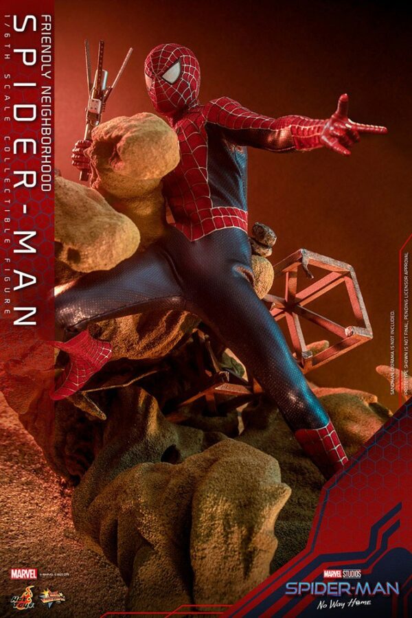MARVEL - Figurine 1/6 Movie Masterpiece Friendly Neighborhood Spider-Man (Spider-Man : No Way Home) 30 cm – Image 13