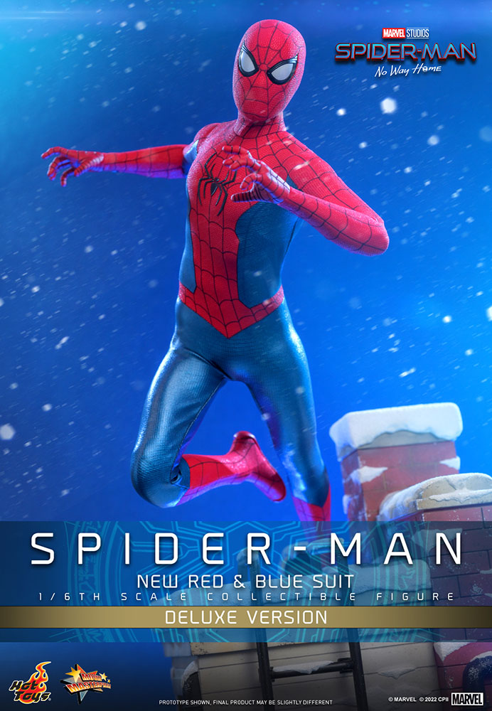 MARVEL – Figurine 1/6 Movie Masterpiece Deluxe Version Spider-Man : No Way Home (Finale Suit) 28 cm