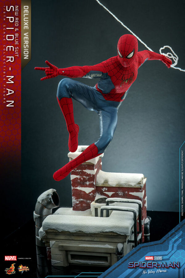 MARVEL – Figurine 1/6 Movie Masterpiece Deluxe Version Spider-Man : No Way Home (Finale Suit) 28 cm – Image 2