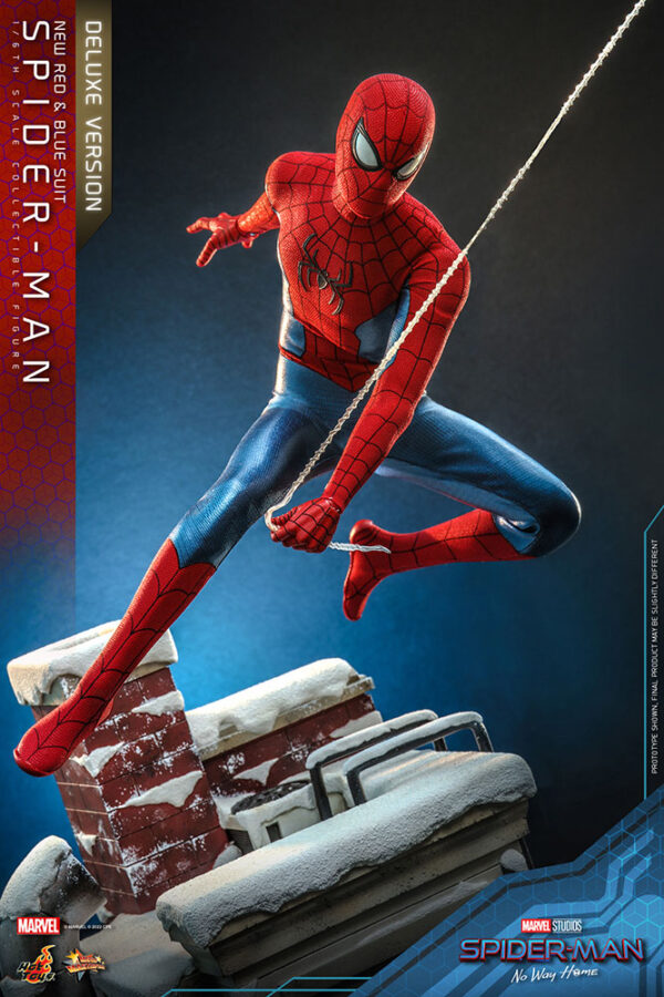 MARVEL – Figurine 1/6 Movie Masterpiece Deluxe Version Spider-Man : No Way Home (Finale Suit) 28 cm – Image 3