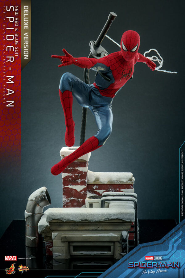 MARVEL – Figurine 1/6 Movie Masterpiece Deluxe Version Spider-Man : No Way Home (Finale Suit) 28 cm – Image 5