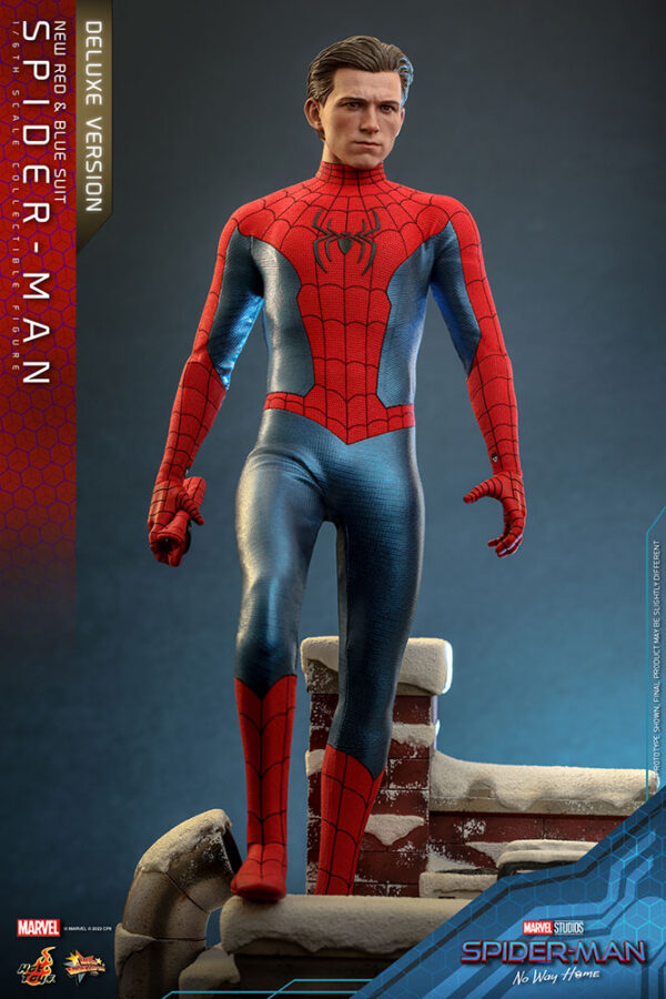 MARVEL – Figurine 1/6 Movie Masterpiece Deluxe Version Spider-Man : No Way Home (Finale Suit) 28 cm – Image 6
