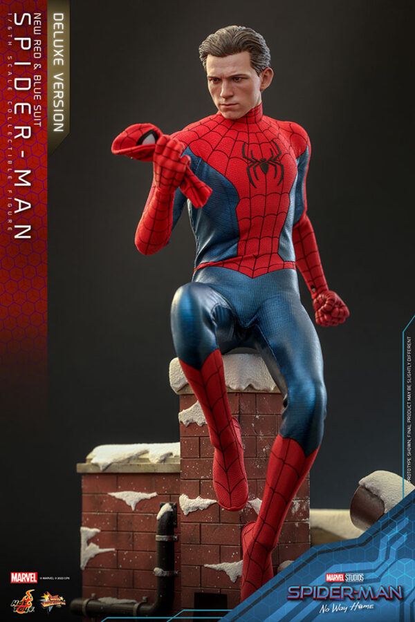 MARVEL – Figurine 1/6 Movie Masterpiece Deluxe Version Spider-Man : No Way Home (Finale Suit) 28 cm – Image 7