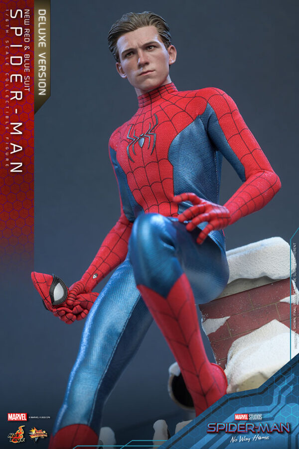 MARVEL – Figurine 1/6 Movie Masterpiece Deluxe Version Spider-Man : No Way Home (Finale Suit) 28 cm – Image 8