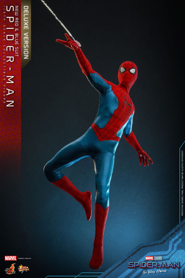 MARVEL – Figurine 1/6 Movie Masterpiece Deluxe Version Spider-Man : No Way Home (Finale Suit) 28 cm – Image 9
