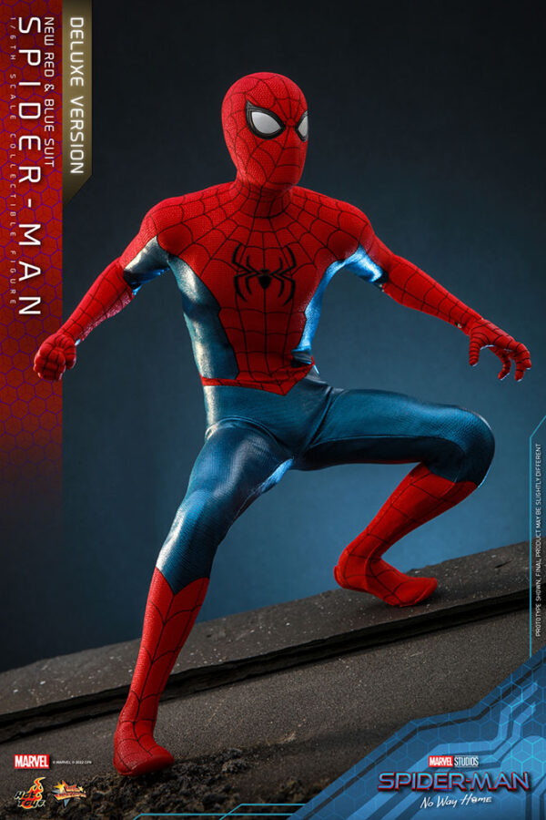 MARVEL – Figurine 1/6 Movie Masterpiece Deluxe Version Spider-Man : No Way Home (Finale Suit) 28 cm – Image 10