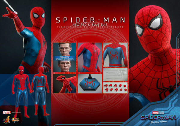MARVEL – Figurine 1/6 Movie Masterpiece Spider-Man : No Way Home (Finale Suit) 28 cm – Image 14